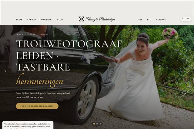 Online website van Henry's Photodesign