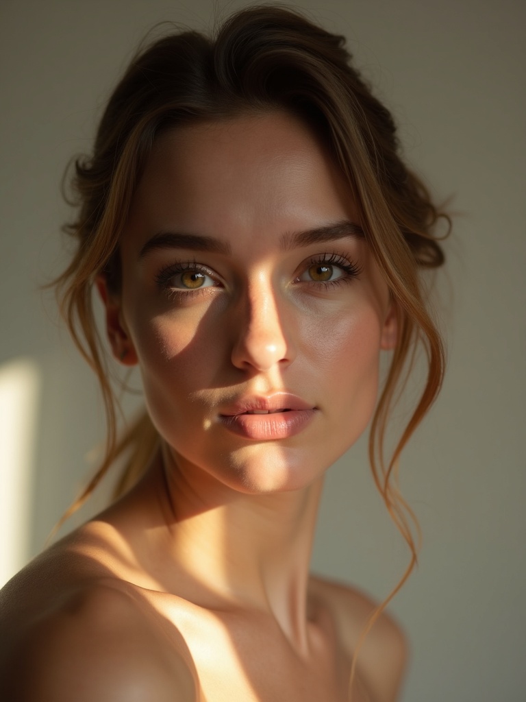 Portret bij vensterlicht